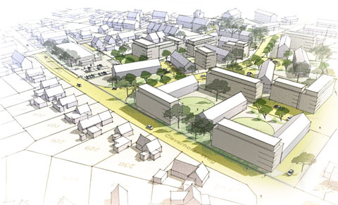 städtebauliche Visualisierung für Bürgerbeteiligung